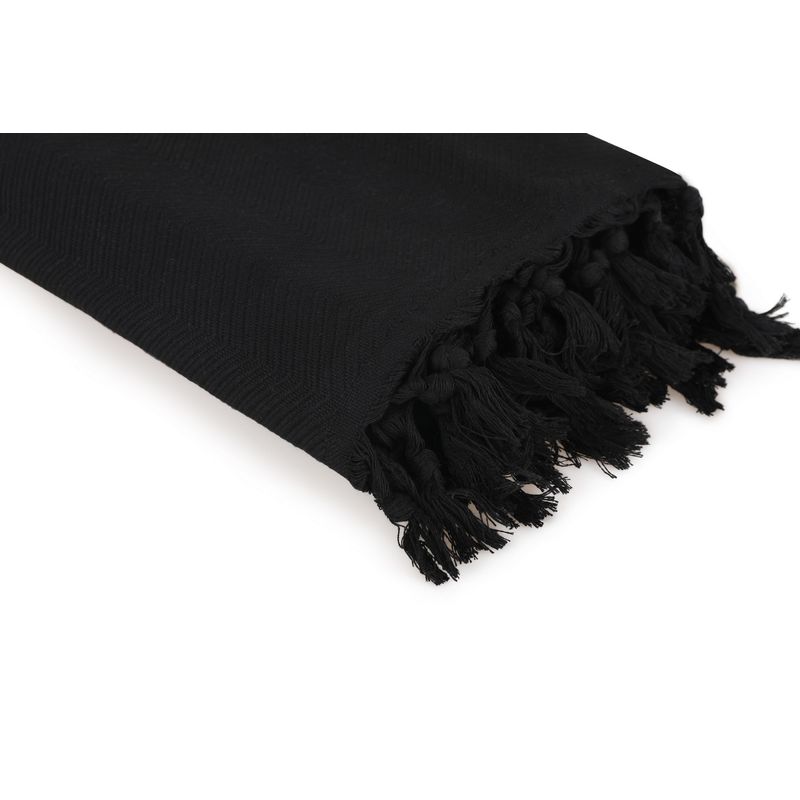 Casa si Gradina - Textile si covoare - Huse pentru mobilier - Husa canapea, L'essentiel Maison, negru, 115x200 cm, 70% bumbac 30% poliester - Infinity.ro