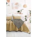 Casa si Gradina - Textile si covoare - Pături și cuverturi - Cuverturi - Set cuvertura pat dublu, L'essentiel Maison, galben, 240x260 cm, 70% bumbac 30% poliester, jacquard muselina - Infinity.ro