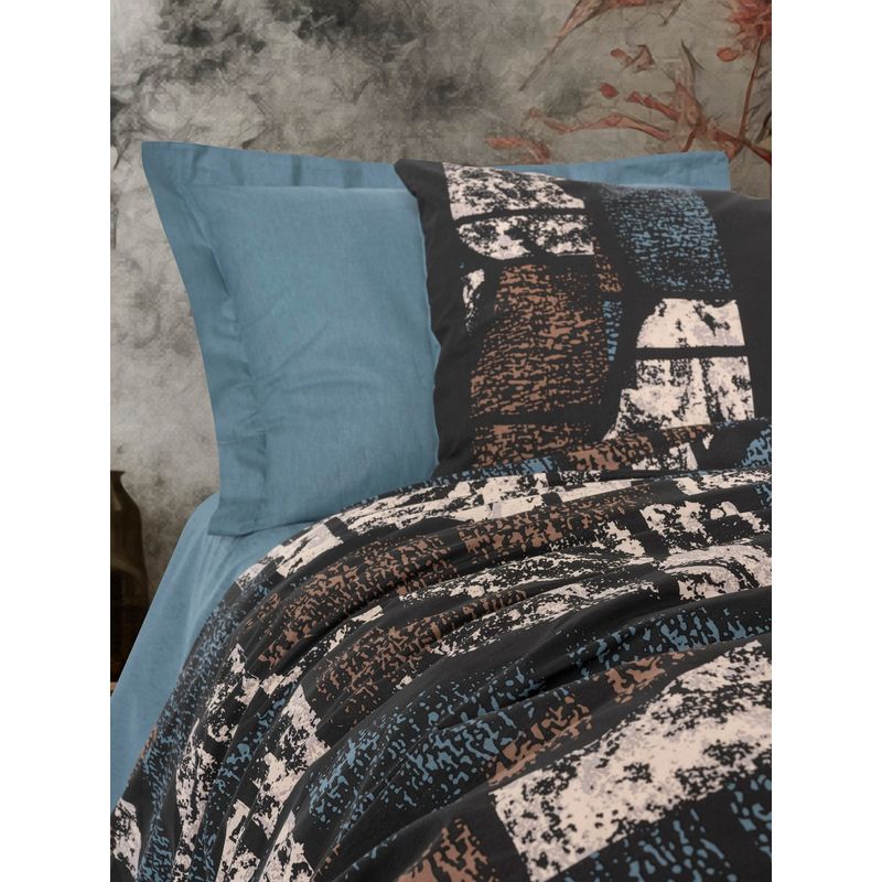 Casa si Gradina - Textile si covoare - Lenjerii de pat - Seturi de lenjerie - Set lenjerie de pat, L'essentiel Maison, verde petrol, 200x220 cm, bumbac ranforce - Infinity.ro