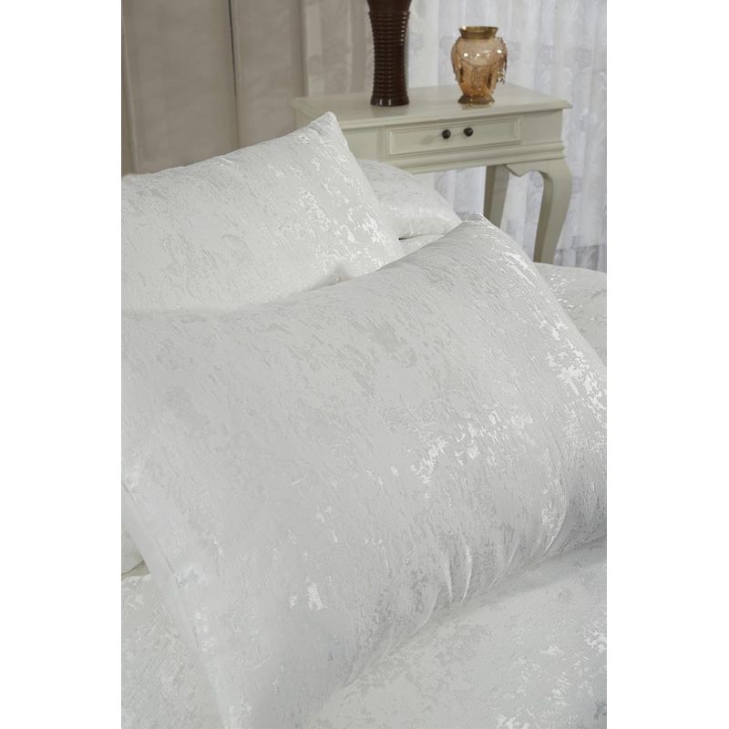 Casa si Gradina - Textile si covoare - Lenjerii de pat - Seturi de lenjerie - Set cuvertura de pat dublu, L'essentiel Maison, crem, 230x240 cm, 100% bumbac, jacquard - Infinity.ro
