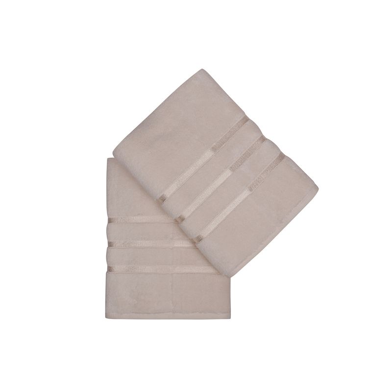 Casa si Gradina - Textile si covoare - Textile baie - Prosoape - Set prosoape baie, L'essentiel Maison, galben deschis, 70x140 cm, 100% microcoton, 2 bucati - Infinity.ro