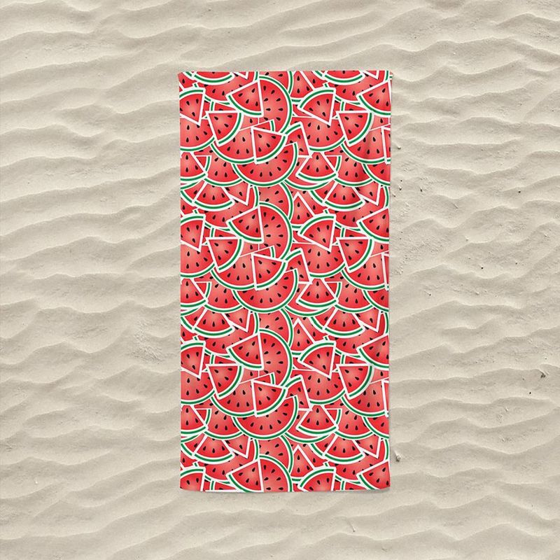 Casa si Gradina - Textile si covoare - Textile baie - Prosoape - Prosop de plaja, L'essentiel Maison, rosu, 75x150 cm, 60% bumbac 40% poliester, lavabil la masina - Infinity.ro