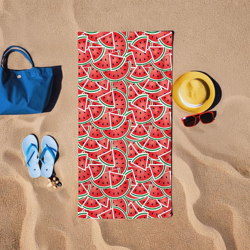 Casa si Gradina - Textile si covoare - Textile baie - Prosoape - Prosop de plaja, L'essentiel Maison, rosu, 75x150 cm, 60% bumbac 40% poliester, lavabil la masina - Infinity.ro