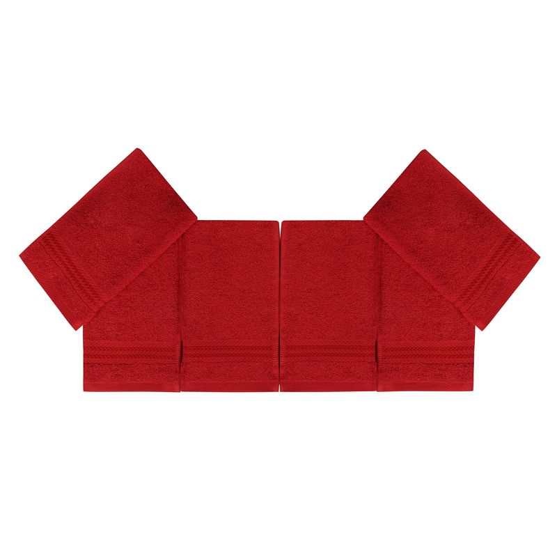 Casa si Gradina - Textile si covoare - Textile baie - Prosoape - Set prosoape de fata, L'essentiel Maison, rosu, 30x50 cm, 100% bumbac, 6 bucati - Infinity.ro
