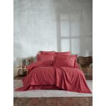 Casa si Gradina - Textile si covoare - Lenjerii de pat - Seturi de lenjerie - Set lenjerie pat dublu, L'essentiel Maison, rosu, 240x260 cm, 100% bumbac, jacquard - Infinity.ro