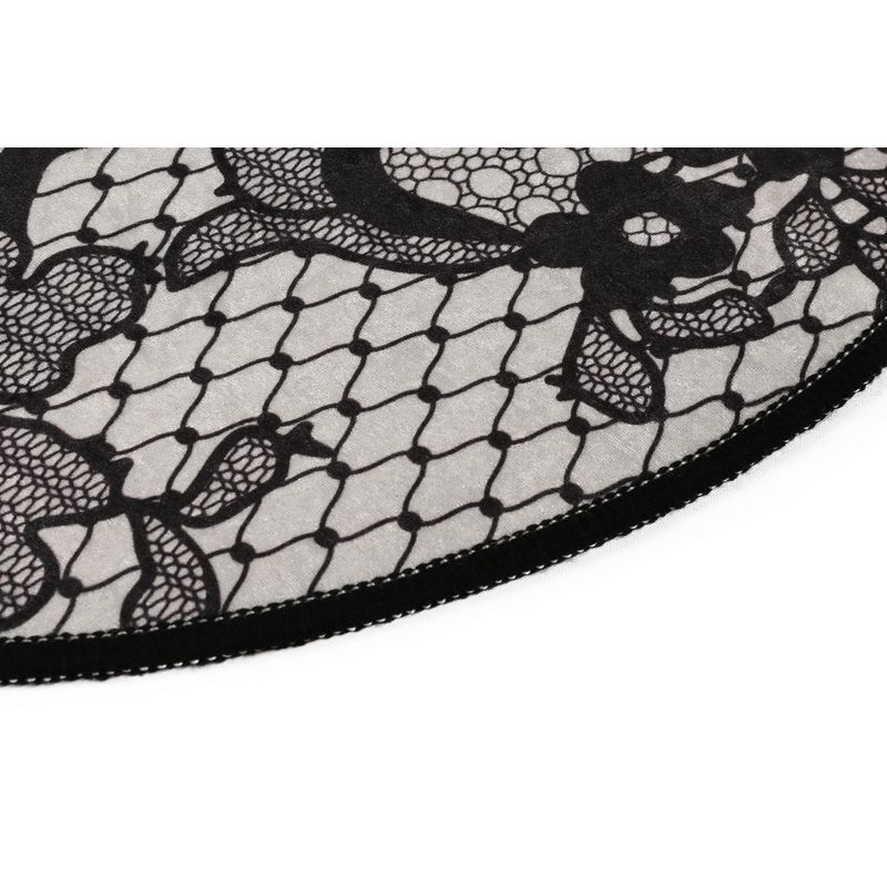 Casa si Gradina - Textile si covoare - Covoare - Covorase baie - Covoras de baie, L'essentiel Maison, negru alb gri, 80x120 cm, 100% poliester, antiderapant - Infinity.ro