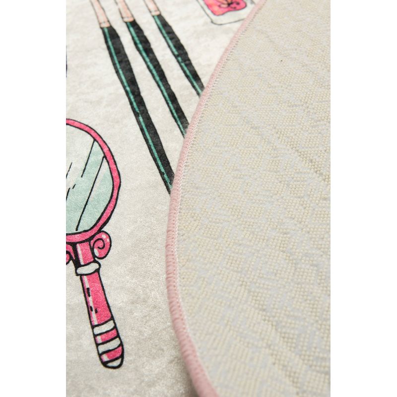 Casa si Gradina - Textile si covoare - Covoare - Covorase baie - Covoras de baie, L'essentiel Maison, multicolor, diametru 100 cm, 100% poliester, antiderapant, 359CHL1648 - Infinity.ro