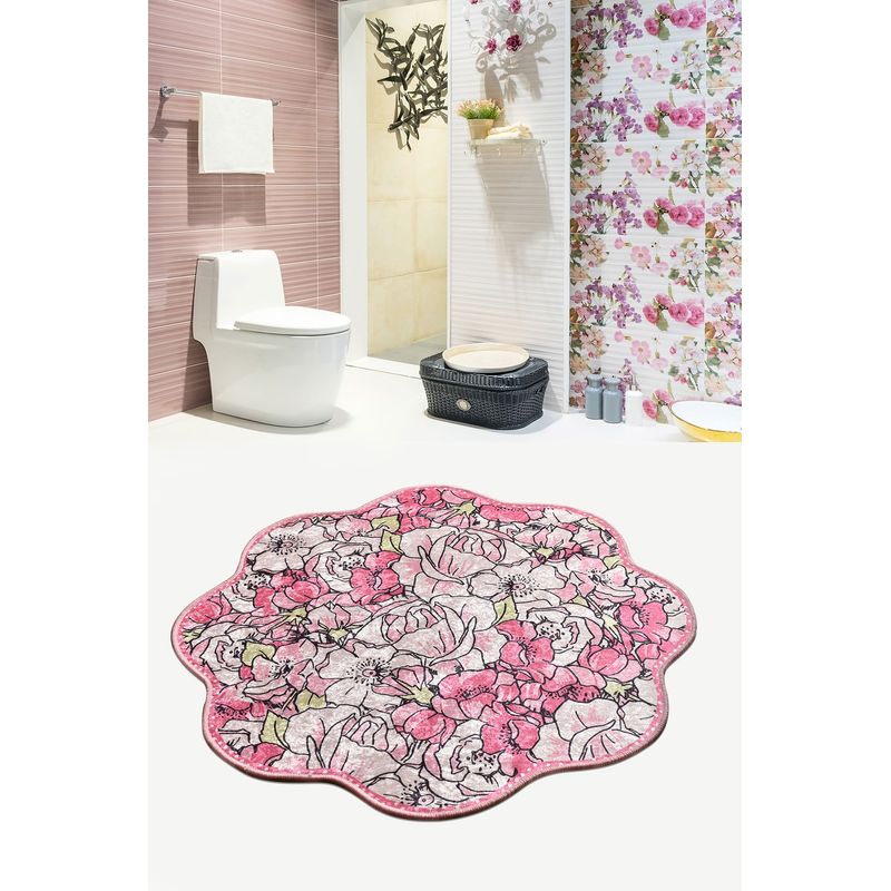 Casa si Gradina - Textile si covoare - Covoare - Covorase baie - Covoras de baie, L'essentiel Maison, multicolor, diametru 200 cm, 100% poliester, antiderapant, 359CHL4280 - Infinity.ro