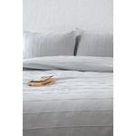 Casa si Gradina - Textile si covoare - Lenjerii de pat - Seturi de lenjerie - Set lenjerie pat dublu, L'essentiel Maison, gri, 210x220 cm, 100% bumbac - Infinity.ro