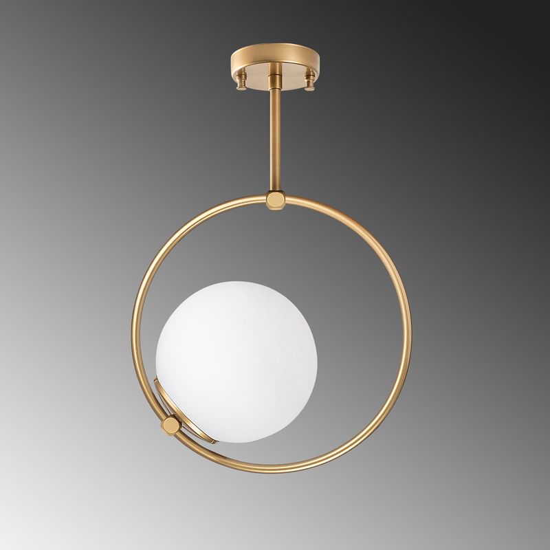 Casa si Gradina - Corpuri si surse de iluminat - Lustre si pendule - Lustra, Opviq, metal, auriu, 26x15x39 cm - Infinity.ro