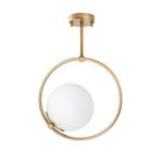 Casa si Gradina - Corpuri si surse de iluminat - Lustre si pendule - Lustra, Opviq, metal, auriu, 26x15x39 cm - Infinity.ro