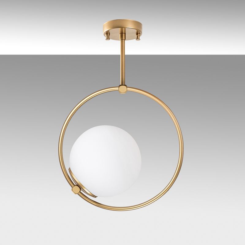 Casa si Gradina - Corpuri si surse de iluminat - Lustre si pendule - Lustra, Opviq, metal, auriu, 26x15x39 cm - Infinity.ro