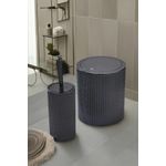 Casa si Gradina - Sanitare - Suporturi si accesorii baie - Accesorii baie - Set accesorii baie, L'essentiel Maison, plastic, negru, 2 piese, 22x19 cm si 10x32 cm - Infinity.ro