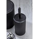 Casa si Gradina - Sanitare - Suporturi si accesorii baie - Accesorii baie - Set accesorii baie, L'essentiel Maison, plastic, negru, 2 piese, 22x19 cm si 10x32 cm - Infinity.ro