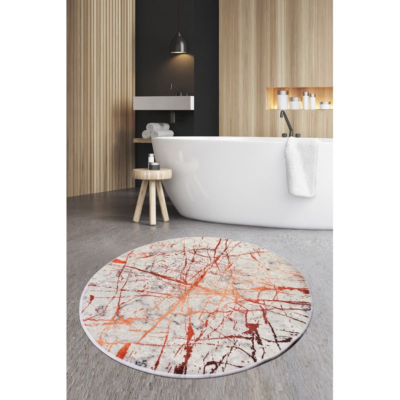 Casa si Gradina - Textile si covoare - Covoare - Covorase baie - Covoras de baie, L'essentiel Maison, multicolor, 140 cm, 100% poliester, antiderapant, 359CHL4249 - Infinity.ro