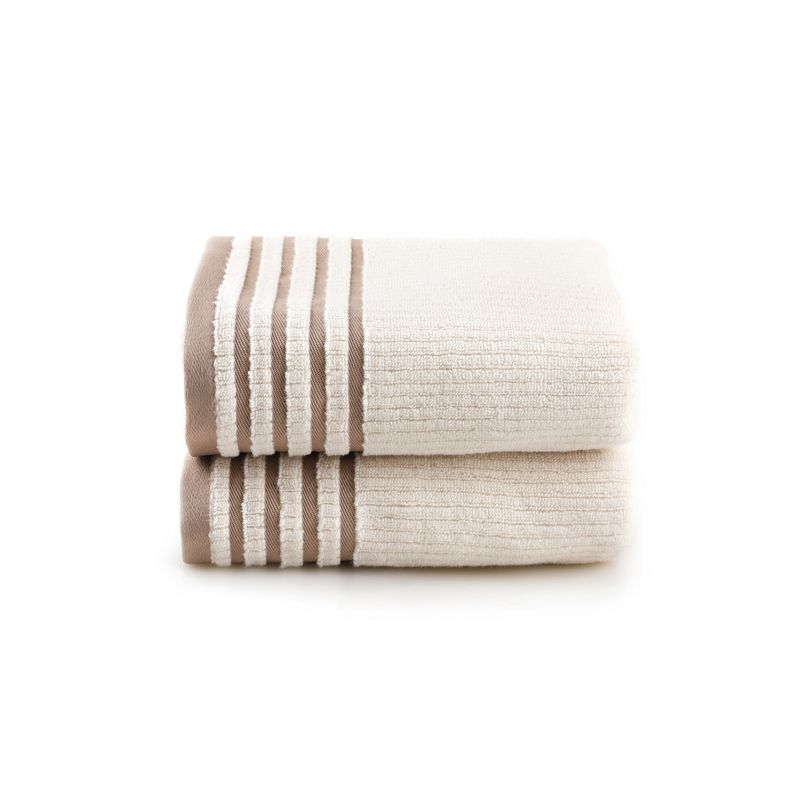Casa si Gradina - Textile si covoare - Textile baie - Prosoape - Set prosoape de mana, L'essentiel Maison, cappuccino, 50x90 cm, 100% microbumbac - Infinity.ro
