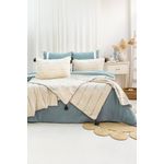 Casa si Gradina - Textile si covoare - Lenjerii de pat - Seturi de lenjerie - Set lenjerie de pat dublu, L'essentiel Maison, albastru, 100% bumbac, jacquard, 240x260 cm - Infinity.ro
