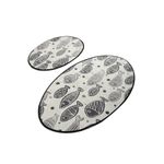 Casa si Gradina - Textile si covoare - Covoare - Covorase baie - Set covorase de baie, L'essentiel Maison, multicolor, 50x60 cm + 60x100 cm, 100% poliester, antiderapant, 359CHL1540 - Infinity.ro