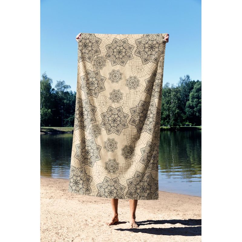 Casa si Gradina - Textile si covoare - Textile baie - Prosoape - Prosop de plaja, L'essentiel Maison, multicolor, 70x130 cm, microfibra, 450AST1125 - Infinity.ro