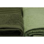Casa si Gradina - Textile si covoare - Textile baie - Prosoape - Set prosoape de mana, L'essentiel Maison, verde deschis/verde masliniu/verde/verde inchis, 50x90 cm, 100% bumbac, 4 bucati - Infinity.ro