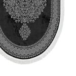 Casa si Gradina - Textile si covoare - Covoare - Covorase baie - Set covorase de baie, L'essentiel Maison, negru alb, 50x60 cm si 60x100 cm, 100% poliester, antiderapant - Infinity.ro