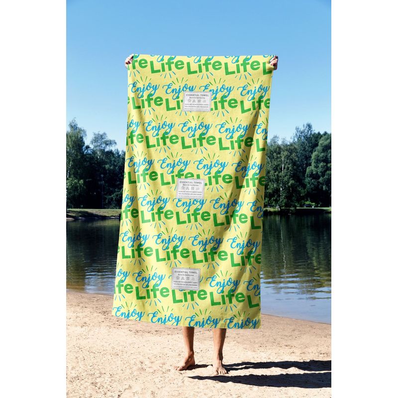 Casa si Gradina - Textile si covoare - Textile baie - Prosoape - Prosop de plaja, L'essentiel Maison, multicolor, 70x130 cm, microfibra, 450AST1108 - Infinity.ro