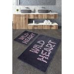 Casa si Gradina - Textile si covoare - Covoare - Covorase baie - Set covorase de baie, L'essentiel Maison, multicolor, 60x100 cm si 50x60 cm, 100% poliester, antiderapant, antibacterian, 359CHL2551 - Infinity.ro