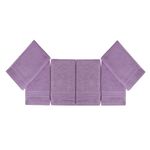 Casa si Gradina - Textile si covoare - Textile baie - Prosoape - Set prosoape de fata, L'essentiel Maison, lila, 30x50 cm, 100% bumbac, 6 bucati - Infinity.ro