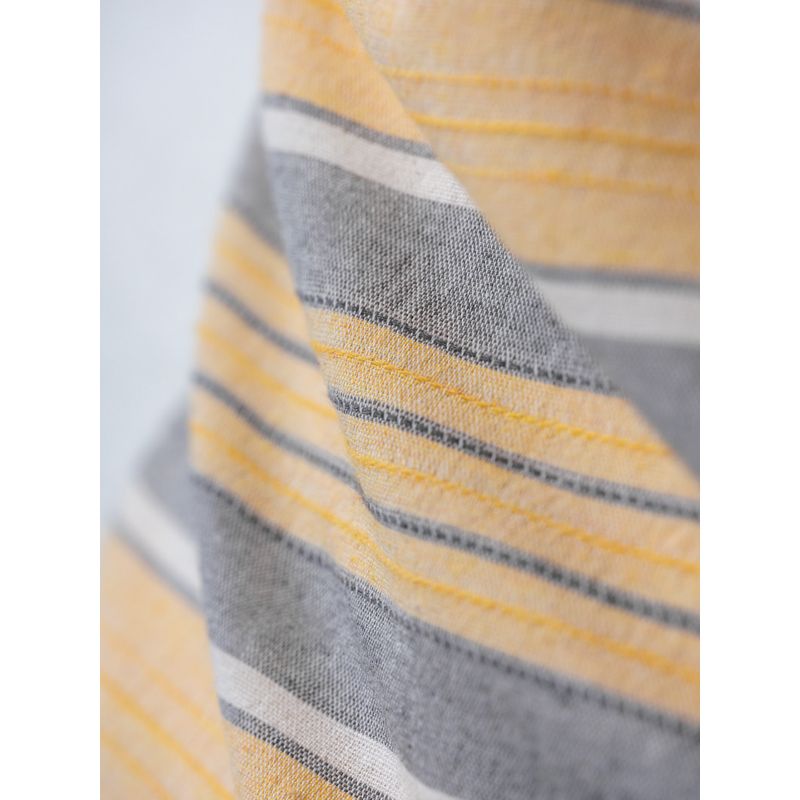 Casa si Gradina - Textile si covoare - Lenjerii de pat - Seturi de lenjerie - Set lenjerie pat single, L'essentiel Maison, galben gri alb, 160x220 cm, bumbac poliester - Infinity.ro