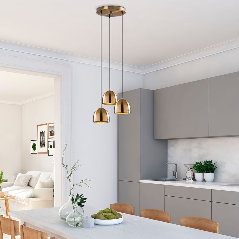 Casa si Gradina - Corpuri si surse de iluminat - Lustre si pendule - Lustra, Opviq, metal, vintage, 35x35x110 cm - Infinity.ro