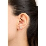 Fashion, accesorii si bijuterii - Femei - Bijuterii femei - Cercei femei - Cercei, Heliophilia, argint 925, auriu, zirconiu, marime universala - Infinity.ro