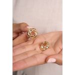 Fashion, accesorii si bijuterii - Femei - Bijuterii femei - Cercei femei - Cercei, Heliophilia, metal, auriu, marime unica, 757ELS1329 - Infinity.ro