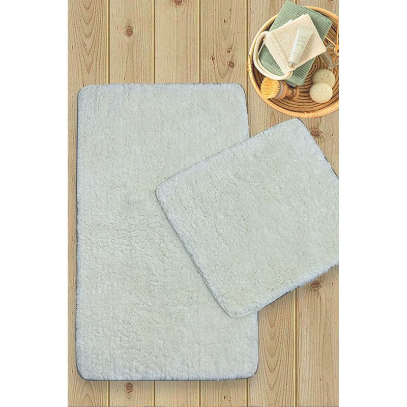 Casa si Gradina - Textile si covoare - Covoare - Covorase baie - Set covorase de baie, L'essentiel Maison, ecru, 60x100 cm si 50x60 cm, 100% bumbac, 510CHL1263 - Infinity.ro