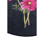 Casa si Gradina - Textile si covoare - Covoare - Covorase baie - Covoras de baie, L'essentiel Maison, negru roz verde, 120 cm, 100% poliester, antiderapant - Infinity.ro