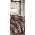 Casa si Gradina - Textile si covoare - Lenjerii de pat - Seturi de lenjerie - Set lenjerie de pat single, L'essentiel Maison, maro bej, 50% bumbac 50% poliester, husa pilota 160x220 cm, fata perna 50x70 cm - Infinity.ro