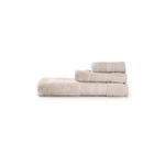 Casa si Gradina - Textile si covoare - Textile baie - Prosoape - Set prosoape 3 piese, L'essentiel Maison, cappuccino, 100% bumbac - Infinity.ro
