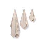Casa si Gradina - Textile si covoare - Textile baie - Prosoape - Set prosoape 3 piese, L'essentiel Maison, cappuccino, 100% bumbac - Infinity.ro