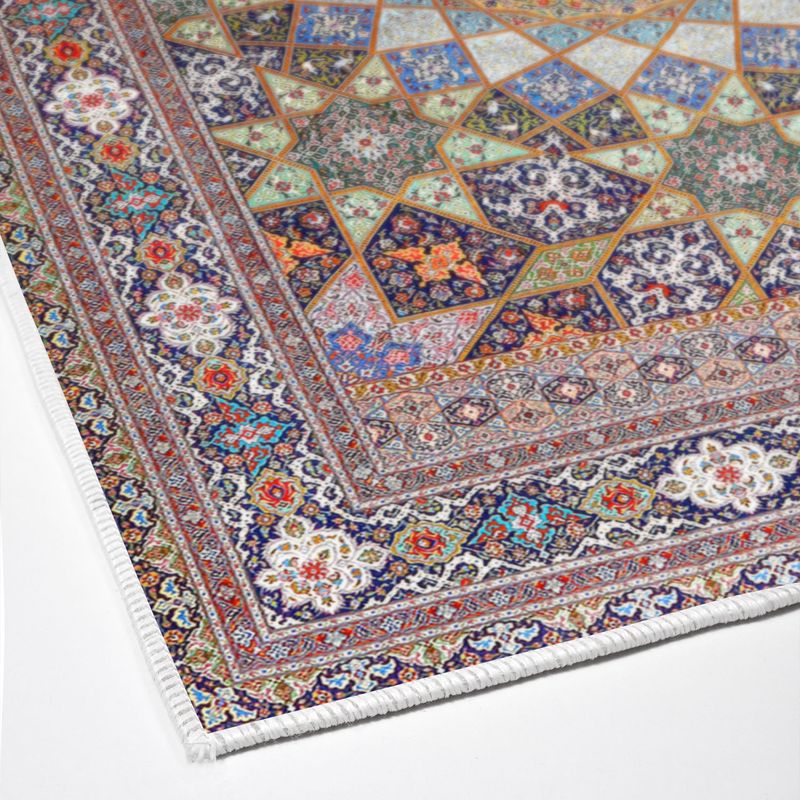 Casa si Gradina - Textile si covoare - Covoare - Covorase baie - Set covorase de baie, L'essentiel Maison, multicolor, 50x60 cm si 60x100 cm, 100% poliester, antiderapant, antibacterian, 299ANR1585 - Infinity.ro