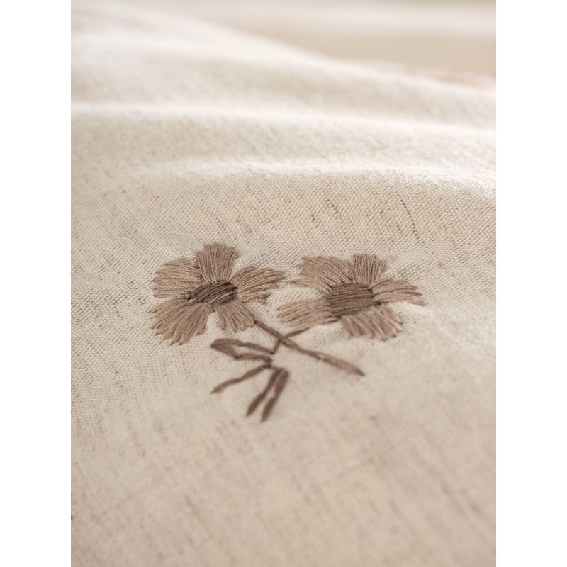Casa si Gradina - Textile si covoare - Lenjerii de pat - Seturi de lenjerie - Set lenjerie de pat, L'essentiel Maison, crem, 200x220 cm, 25% in, 75% bumbac - Infinity.ro