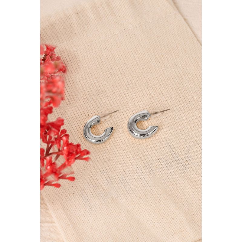 Fashion, accesorii si bijuterii - Femei - Bijuterii femei - Cercei femei - Cercei, Heliophilia, metal, argintiu, marime unica, 757ELS1368 - Infinity.ro