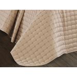 Casa si Gradina - Textile si covoare - Pături și cuverturi - Cuverturi - Set cuvertura pat dublu, L'essentiel Maison, cappucino, 250x260 cm, 100% bumbac, lavabil la masina - Infinity.ro