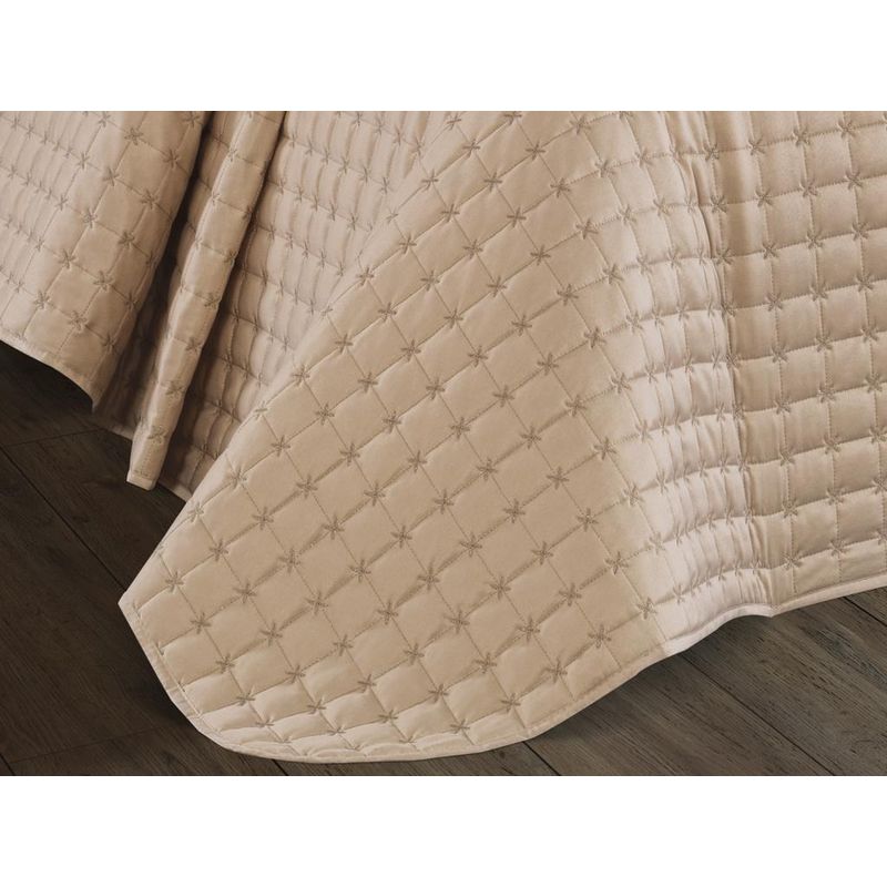 Casa si Gradina - Textile si covoare - Pături și cuverturi - Cuverturi - Set cuvertura pat dublu, L'essentiel Maison, cappucino, 250x260 cm, 100% bumbac, lavabil la masina - Infinity.ro