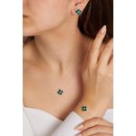 Fashion, accesorii si bijuterii - Femei - Bijuterii femei - Coliere femei - Set colier, bratara si cercei, Heliophilia, argint 925, verde, one size - Infinity.ro