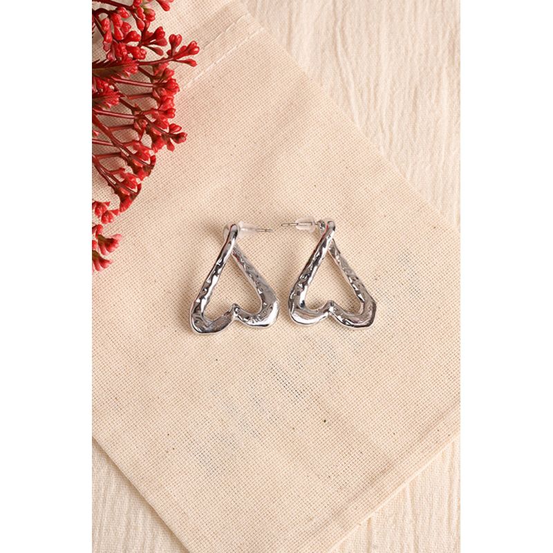 Fashion, accesorii si bijuterii - Femei - Bijuterii femei - Cercei femei - Cercei, Heliophilia, metal, argintiu, marime universala, 757ELS1348 - Infinity.ro