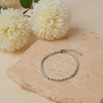Fashion, accesorii si bijuterii - Femei - Bijuterii femei - Bratari femei - Bratara, Heliophilia, metal, argintiu, 17+3 cm, antialergica, rezistenta la patare - Infinity.ro