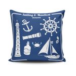 Casa si Gradina - Textile si covoare - Lenjerii de pat - Fete de perna - Husa perna decorativa, Aberto Design, multicolor, 43x43 cm, 50% bumbac 50% poliester, lavabila, 768CLV0504 - Infinity.ro