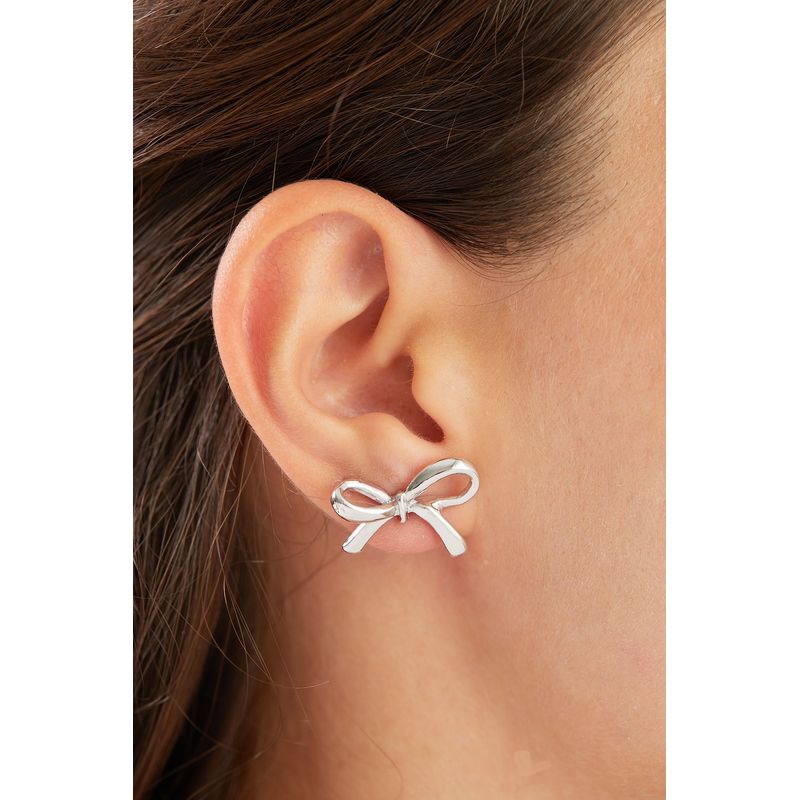 Fashion, accesorii si bijuterii - Femei - Bijuterii femei - Cercei femei - Cercei, Heliophilia, metal, argintiu, latime 2 cm - Infinity.ro