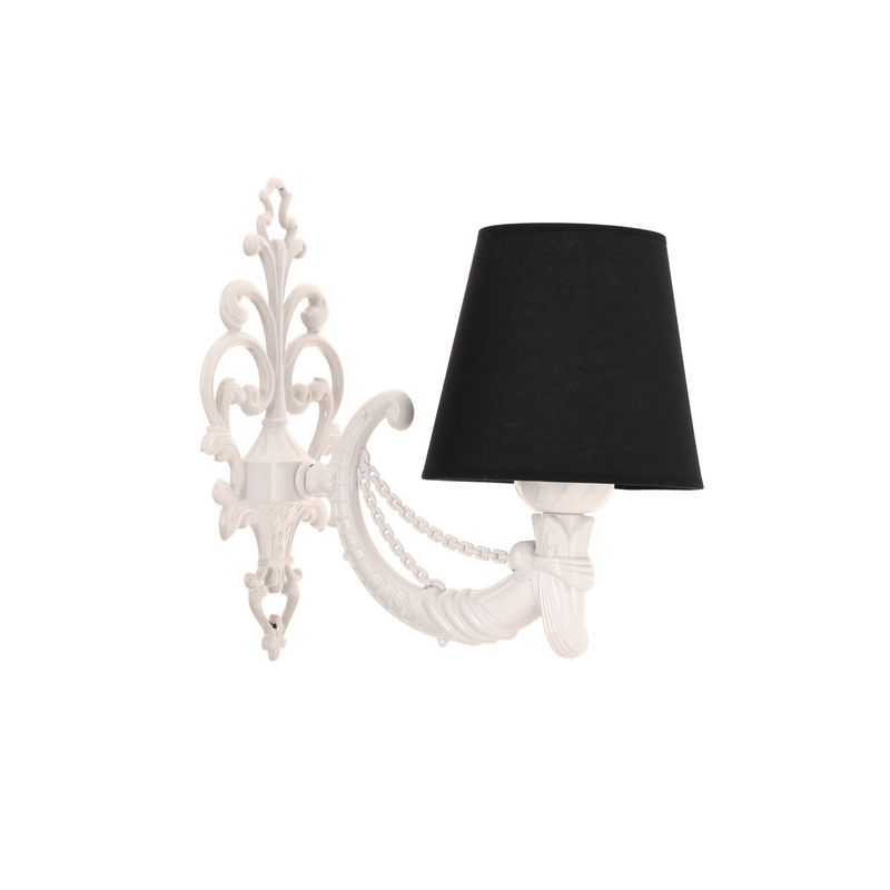 Casa si Gradina - Corpuri si surse de iluminat - Plafoniere, aplice si spoturi - Aplica, Opviq, metal, alb-negru, 15x10x13 cm - Infinity.ro