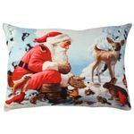 Casa si Gradina - Textile si covoare - Perne si pilote - Perne decorative - Perna decorativa, Aberto Design, multicolor, 33x48 cm, 50% bumbac, 50% poliester, husa detasabila, 420GRC3191 - Infinity.ro