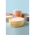 Casa si Gradina - Decoratiuni - Aromaterapie si lumanari - Lumanari si candele - Lumanare, Aberto Design, beton, bej, 12x4.5 cm, esenta chihlimbar - Infinity.ro